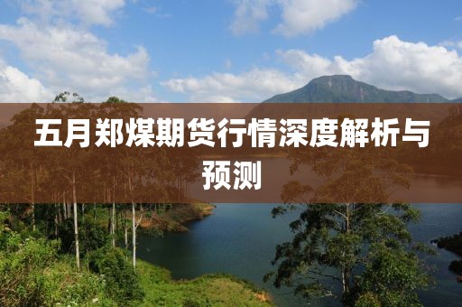 五月鄭煤期貨行情深度解析與預測