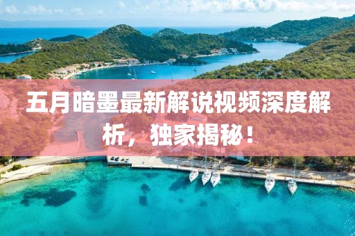 五月暗墨最新解說(shuō)視頻深度解析，獨(dú)家揭秘！