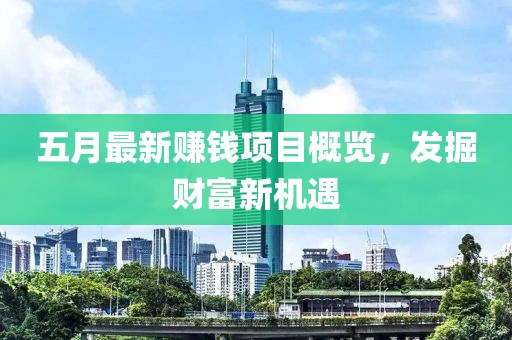 五月最新賺錢項目概覽，發(fā)掘財富新機遇