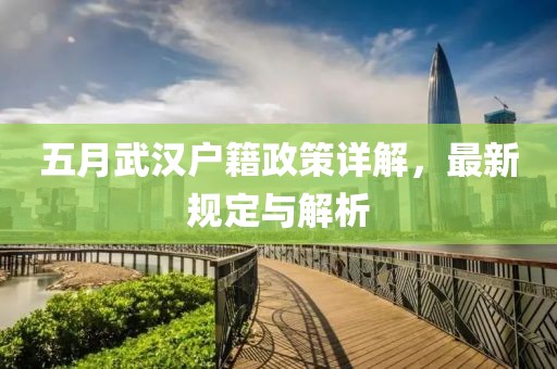 五月武漢戶籍政策詳解，最新規(guī)定與解析