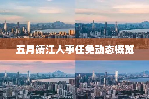五月靖江人事任免動態(tài)概覽