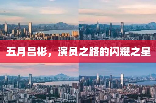 五月呂彬，演員之路的閃耀之星
