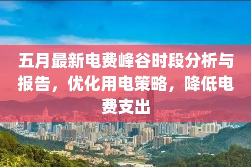 五月最新電費(fèi)峰谷時(shí)段分析與報(bào)告，優(yōu)化用電策略，降低電費(fèi)支出
