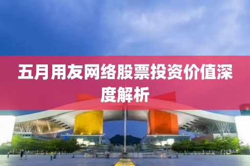 五月用友網絡股票投資價值深度解析