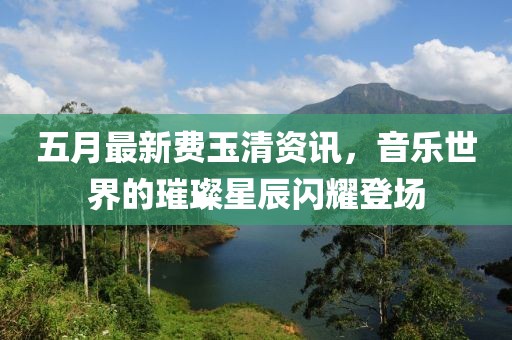 五月最新費(fèi)玉清資訊，音樂世界的璀璨星辰閃耀登場