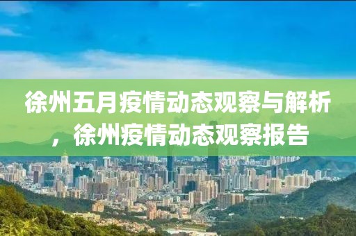 徐州五月疫情動態(tài)觀察與解析，徐州疫情動態(tài)觀察報告