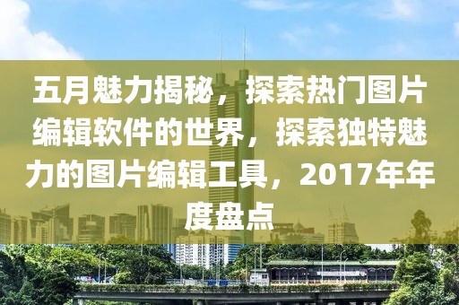 五月魅力揭秘，探索熱門(mén)圖片編輯軟件的世界，探索獨(dú)特魅力的圖片編輯工具，2017年年度盤(pán)點(diǎn)