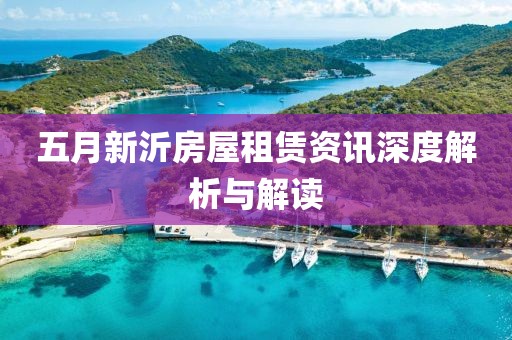 五月新沂房屋租賃資訊深度解析與解讀