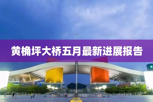 黃桷坪大橋五月最新進(jìn)展報(bào)告