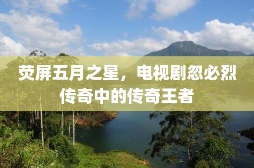 熒屏五月之星，電視劇忽必烈傳奇中的傳奇王者
