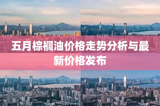 五月棕櫚油價(jià)格走勢分析與最新價(jià)格發(fā)布