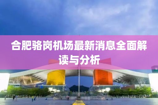合肥駱崗機場最新消息全面解讀與分析