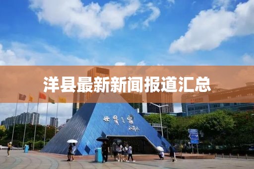 洋縣最新新聞報道匯總