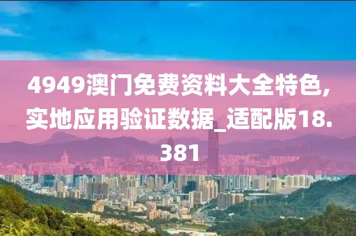4949澳門免費(fèi)資料大全特色,實(shí)地應(yīng)用驗(yàn)證數(shù)據(jù)_適配版18.381