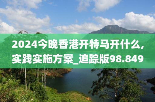 2024今晚香港開特馬開什么,實踐實施方案_追蹤版98.849