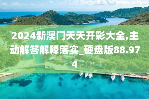 2024新澳門天天開彩大全,主動解答解釋落實(shí)_硬盤版88.974