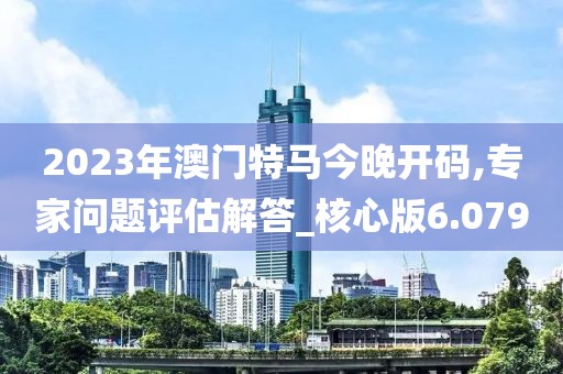2023年澳門特馬今晚開碼,專家問題評(píng)估解答_核心版6.079