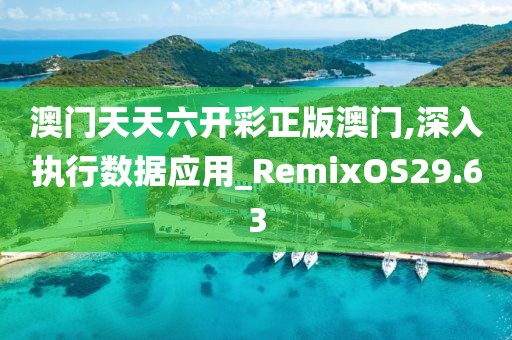 澳門天天六開彩正版澳門,深入執(zhí)行數(shù)據(jù)應(yīng)用_RemixOS29.63