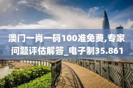 澳門一肖一碼100準免費,專家問題評估解答_電子制35.861