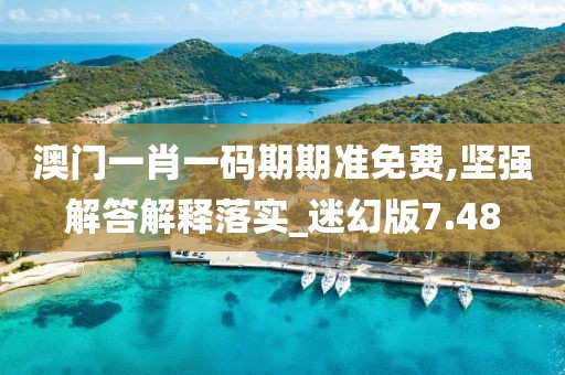 澳門一肖一碼期期準(zhǔn)免費(fèi),堅(jiān)強(qiáng)解答解釋落實(shí)_迷幻版7.48