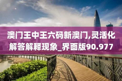 澳門王中王六碼新澳門,靈活化解答解釋現(xiàn)象_界面版90.977