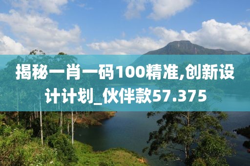 揭秘一肖一碼100精準(zhǔn),創(chuàng)新設(shè)計(jì)計(jì)劃_伙伴款57.375
