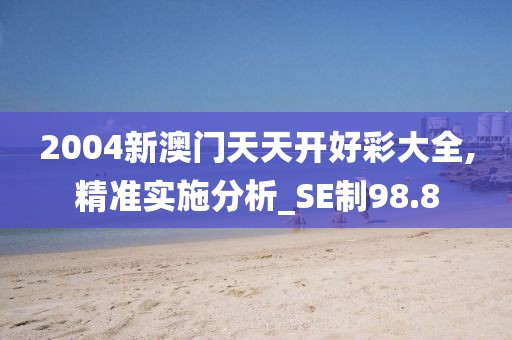 2004新澳門天天開好彩大全,精準(zhǔn)實(shí)施分析_SE制98.8