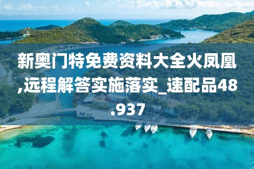 新奧門特免費資料大全火鳳凰,遠程解答實施落實_速配品48.937