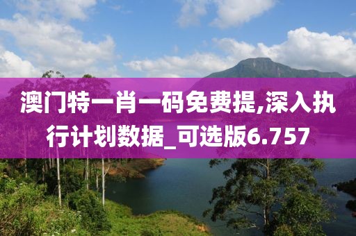 澳門(mén)特一肖一碼免費(fèi)提,深入執(zhí)行計(jì)劃數(shù)據(jù)_可選版6.757