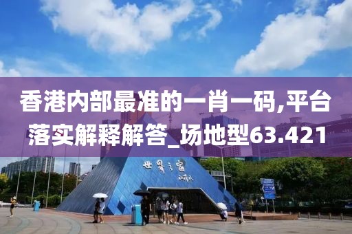 香港內(nèi)部最準(zhǔn)的一肖一碼,平臺(tái)落實(shí)解釋解答_場(chǎng)地型63.421