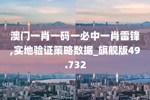 澳門一肖一碼一必中一肖雷鋒,實地驗證策略數(shù)據(jù)_旗艦版49.732