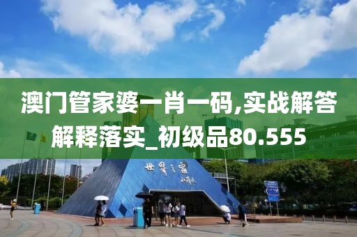 澳門管家婆一肖一碼,實(shí)戰(zhàn)解答解釋落實(shí)_初級品80.555