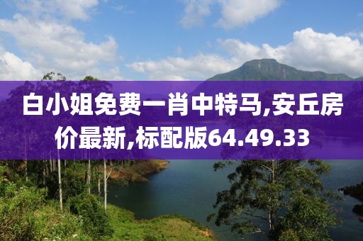 白小姐免費一肖中特馬,安丘房價最新,標配版64.49.33