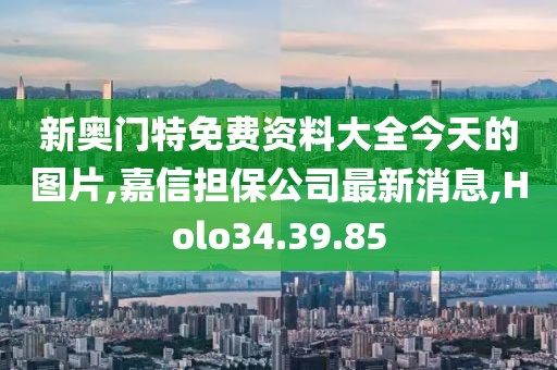 新奧門特免費(fèi)資料大全今天的圖片,嘉信擔(dān)保公司最新消息,Holo34.39.85