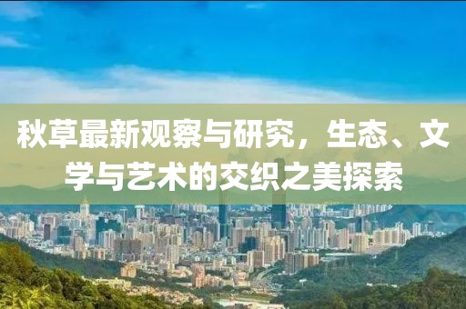 秋草最新觀察與研究，生態(tài)、文學(xué)與藝術(shù)的交織之美探索